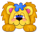 Gif animé lion gentil